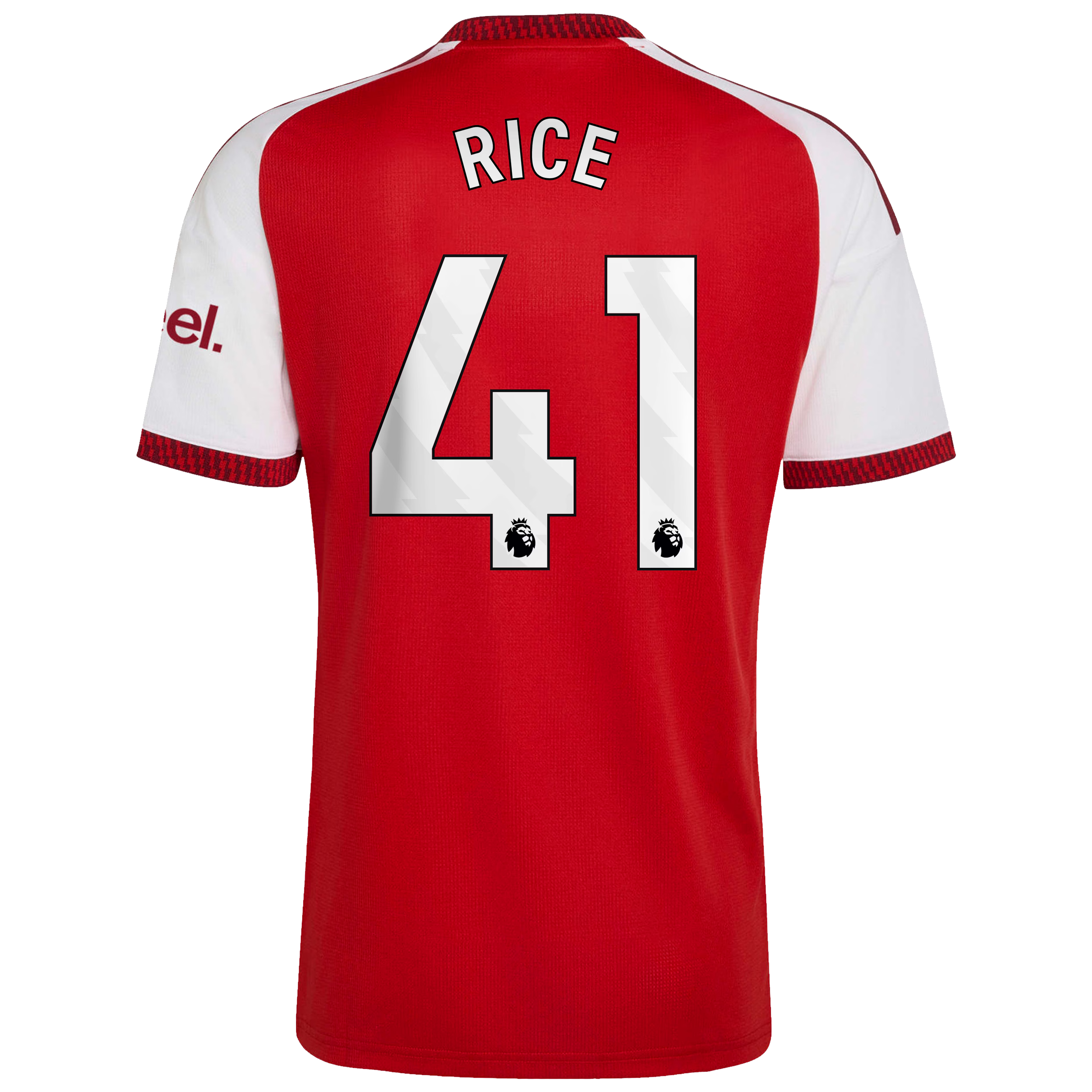 Official Declan Rice Arsenal Jersey Intl - 2026/27 Home  Replica Jersey - Red Midfielder Soccer Gear