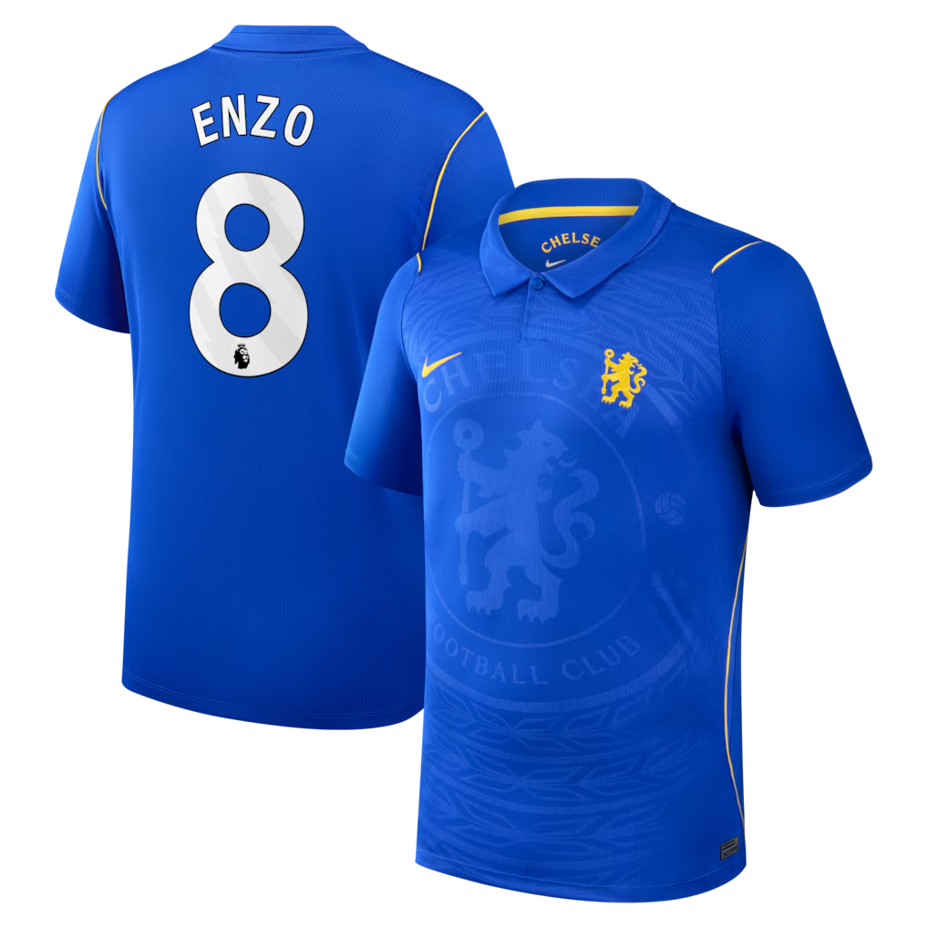 Official Enzo Fernández Chelsea Jersey Intl - 2026/27 Home Stadium  Replica Jersey - Blue Playmaker Soccer Gear