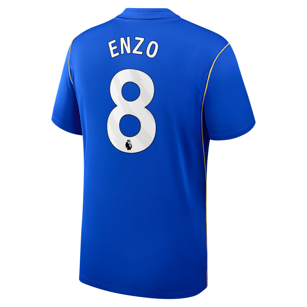 Official Enzo Fernández Chelsea Jersey Intl - 2026/27 Home Stadium  Replica Jersey - Blue Playmaker Soccer Gear