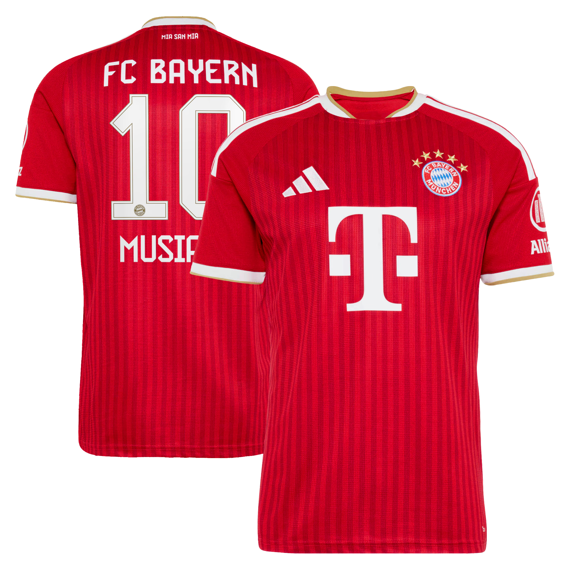 Official Jamal Musiala Bayern Munich Customized 2026/27 Home Replica Jersey - Red - Jersey Teams World