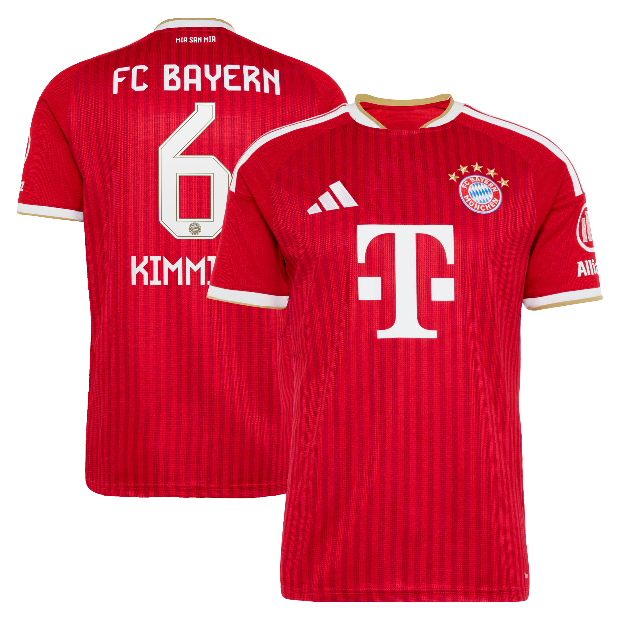 Official Joshua Kimmich Bayern Munich Customized 2026/27 Home Replica Jersey - Red - Jersey Teams World