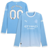 Official Manchester City  2026/27 Home Replica Long Sleeve Custom Jersey - Light Blue - Jersey Teams World
