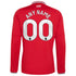 Official Manchester United Customized 2026/27 Home Replica Long Sleeve Custom Jersey - Red - Jersey Teams World