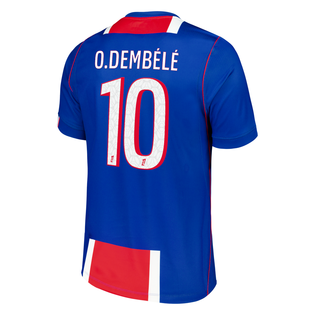 Official Ousmane Dembélé Paris Saint-Germain Custom 2026/27 Home Stadium Replica Jersey - Blue - Jersey Teams World