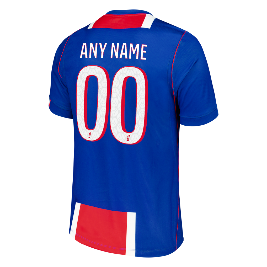 Official Paris Saint-Germain Custom 2026/27 Home Stadium Replica Custom Jersey - Blue - Jersey Teams World