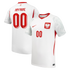 Official Poland National Team Custom 2026 Home Stadium Replica Custom Jersey - White - Jersey Teams World