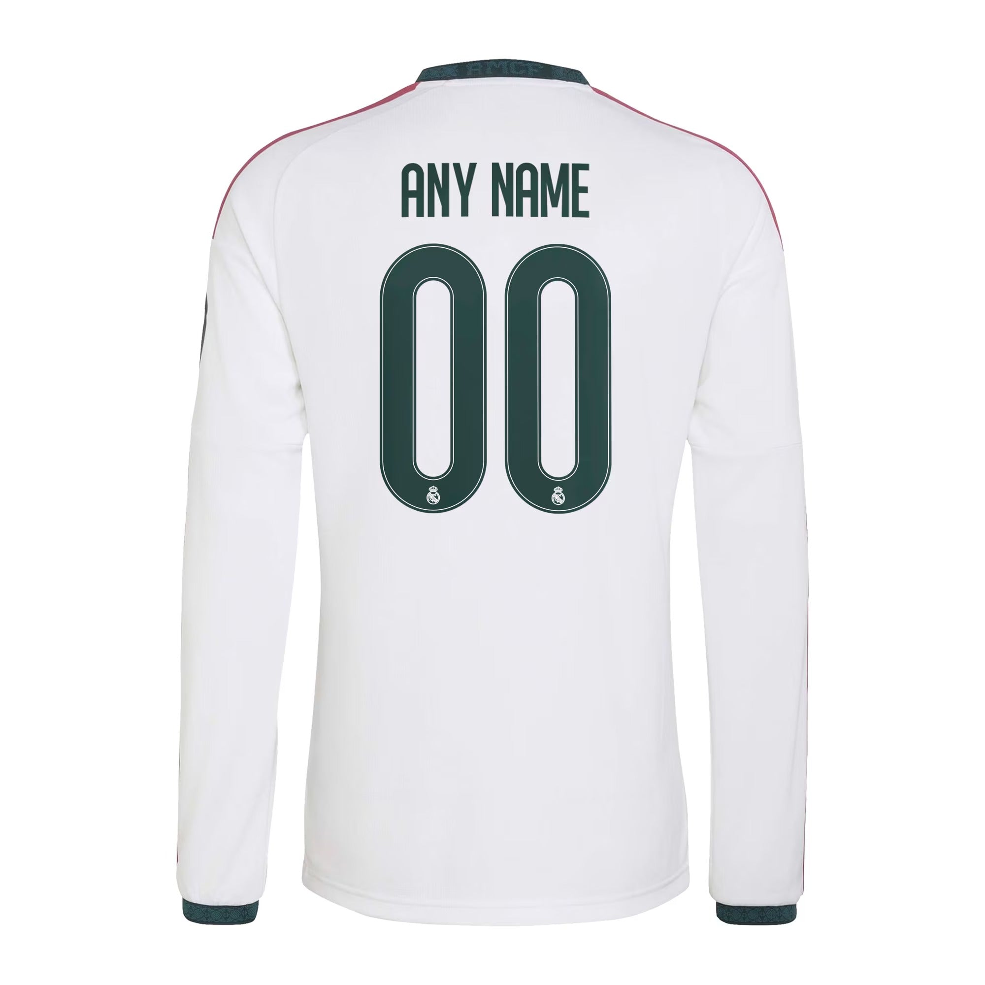 Official Real Madrid Customized 2026/27 Home Replica Custom Long Sleeve Jersey - White - Jersey Teams World