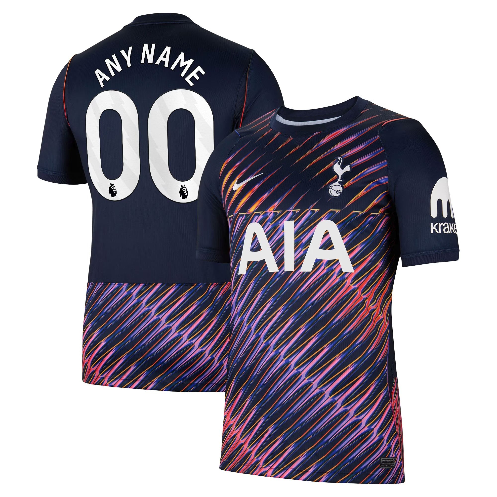 Official Tottenham Hotspur Jersey Intl - 2026/27 Away Stadium  Customized Replica Jersey - Navy Customizedizable Soccer Gear
