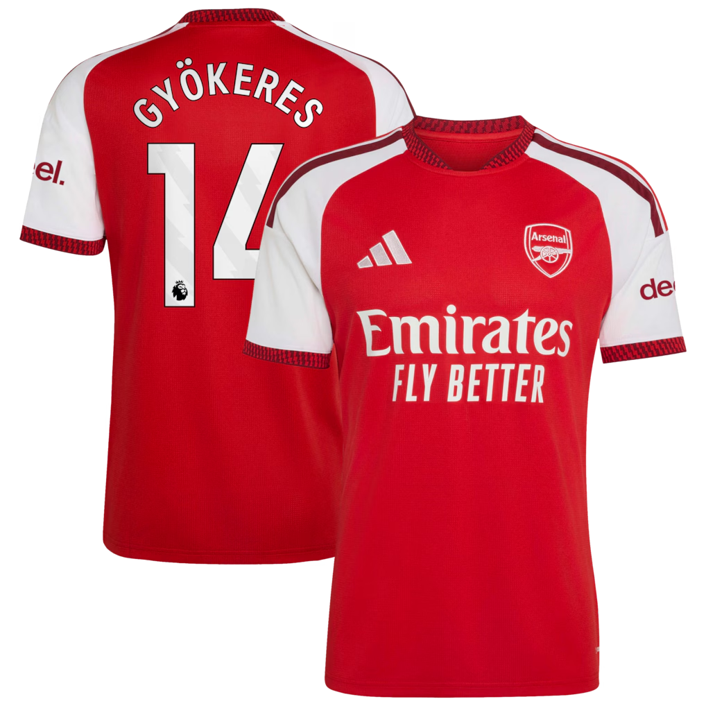 Official Viktor Gyökeres Arsenal Jersey Intl - 2026/27 Home  Replica Jersey - Red Striker Soccer Gear