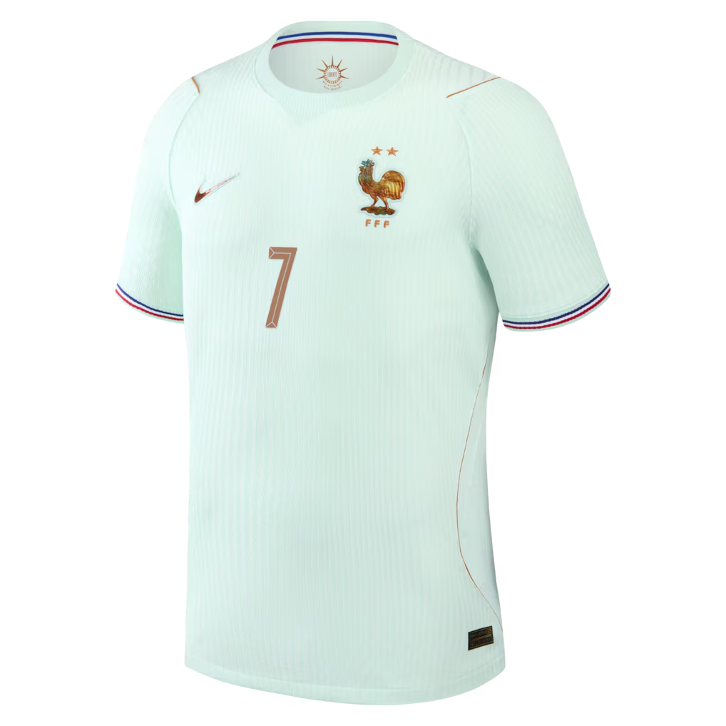 Ousmane Dembélé France National Team Jersey Intl - 2026 Away Match  Replica Jersey - Green