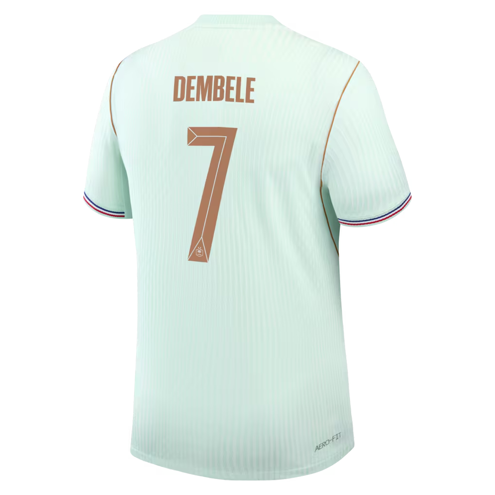 Ousmane Dembélé France National Team Jersey Intl - 2026 Away Match  Replica Jersey - Green