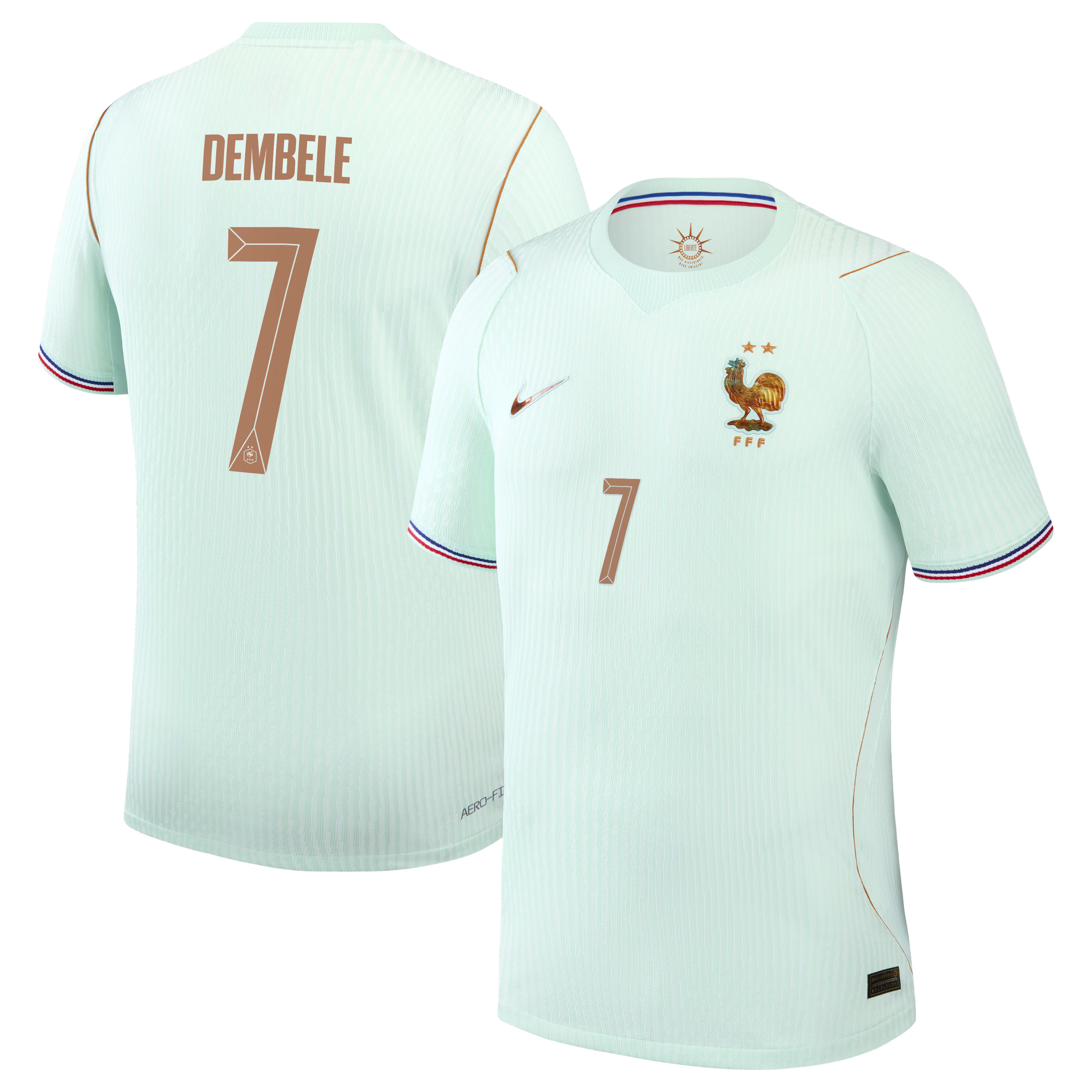 Ousmane Dembélé France National Team Jersey Intl - 2026 Away Match  Replica Jersey - Green