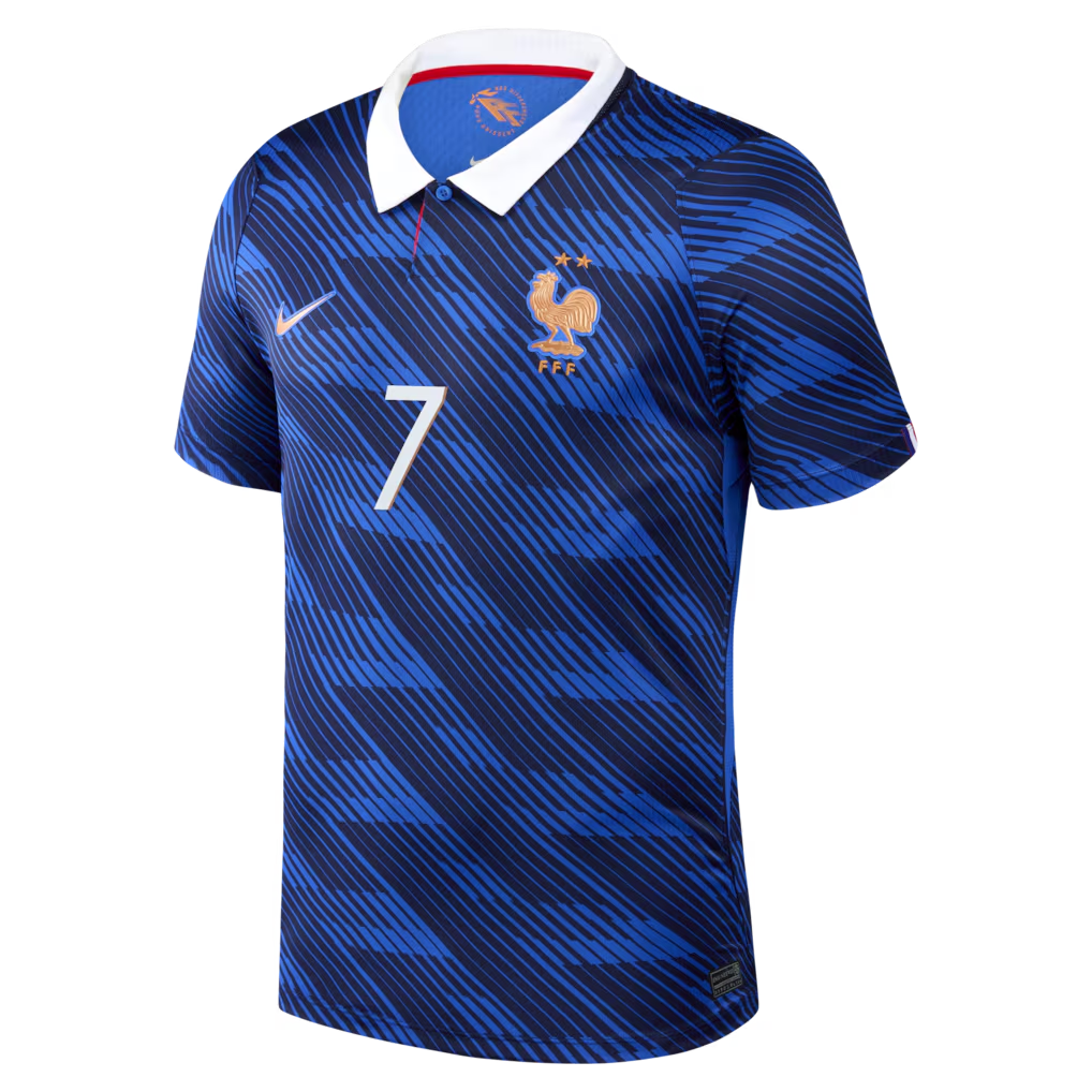 Ousmane Dembélé France National Team Custom 2026 Home Stadium Replica Jersey - Blue - Jersey Teams World