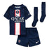 Paris Saint-Germain Home Stadium Kit 2022-23 - Little Kids with Messi 30 printing - Jersey Teams World