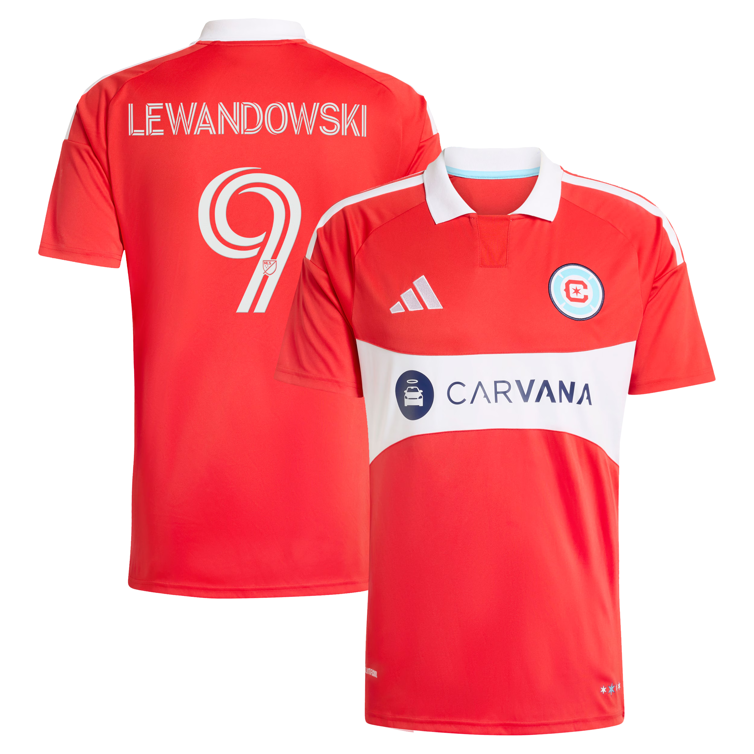 Robert Lewandowski Chicago Fire Jersey Intl - 2026 Forever Red  Replica Jersey - Red