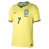 Vini Jr. Brazil National Team Custom 2026 Home Stadium Jersey - Yellow - Jersey Teams World