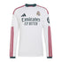 Real Madrid adidas 2026/27 Home Replica Custom Long Sleeve Jersey - White