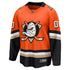 Anaheim Ducks Fanatics Home Breakaway Custom Jersey - Orange