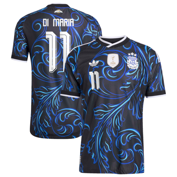 Adidas Angel Di Maria Argentina National Team 2026 Away Authentic Jersey Black