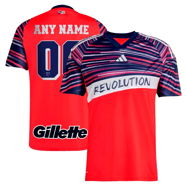 Customized New England Revolution 2025 Third Replica Custom Jersey Red