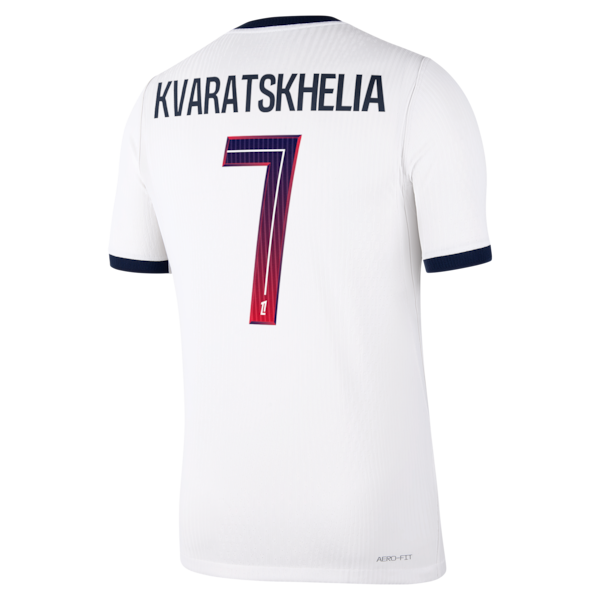 Khvicha Kvaratskhelia Paris Saint-Germain Nike 2026/27 Away Match Authentic Jersey - White