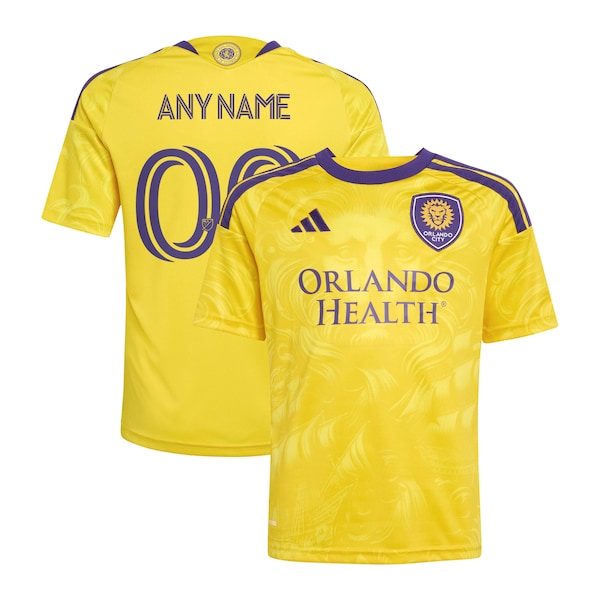 Customized Orlando City SC Youth 2026 Sunken Treasure Kit Replica Custom Jersey Gold
