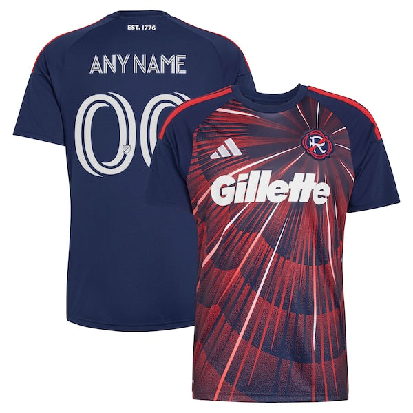 Customized New England Revolution 2026 Independence Day Replica Custom Jersey Blue
