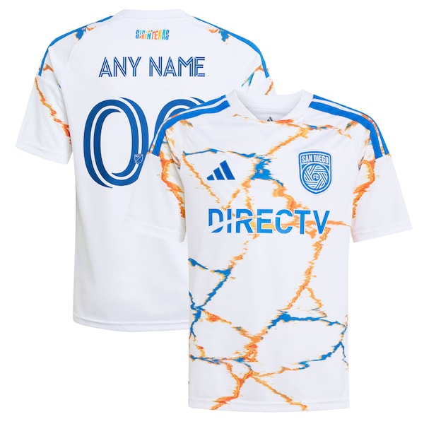 Customized San Diego FC Youth 2026 Unprecedented Unity Kit Replica Custom Jersey White
