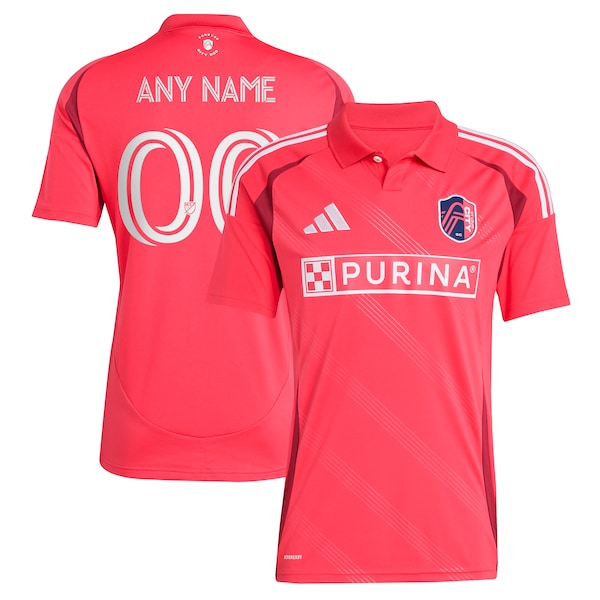 Adidas St. Louis CITY SC Men's 2025 Forever CITY Red Replica Custom Jersey