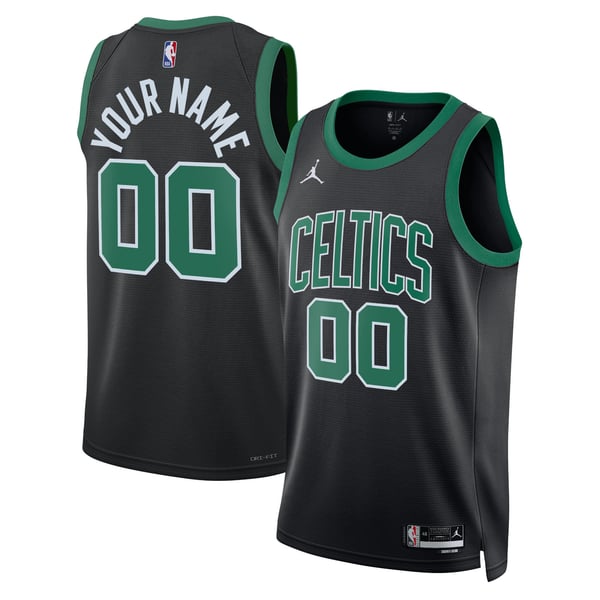 JERSEY INTL (JI) Boston Celtics Jordan Statement Jersey Black