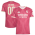 Real Madrid adidas 2026/27 Third Replica Custom Jersey - Pink