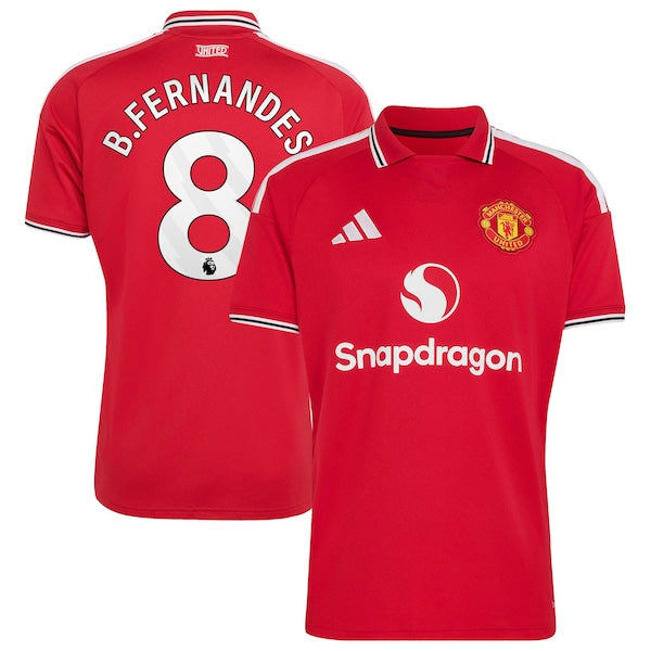 Adidas Bruno Fernandes Manchester United 2026/27 Home Replica Jersey Red
