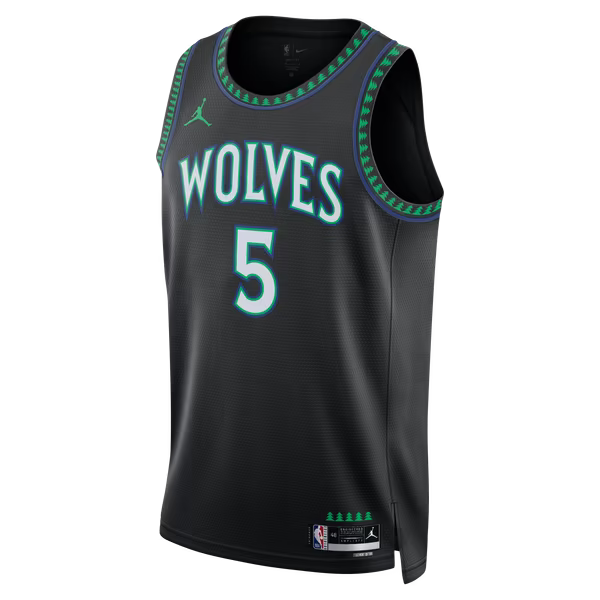 Anthony Edwards Minnesota Timberwolves Jordan Brand Unisex Swingman Jersey - Statement Edition - Black