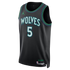 Anthony Edwards Minnesota Timberwolves Jordan Brand Unisex Swingman Jersey - Statement Edition - Black