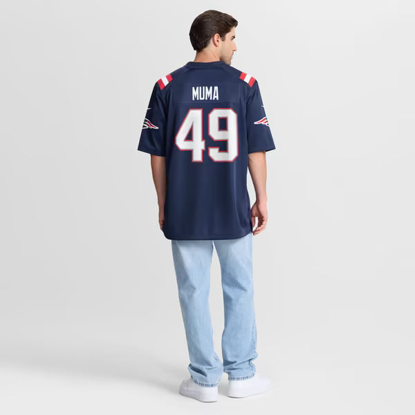 Chad Muma New England Patriots Nike Team Game Jersey - Navy