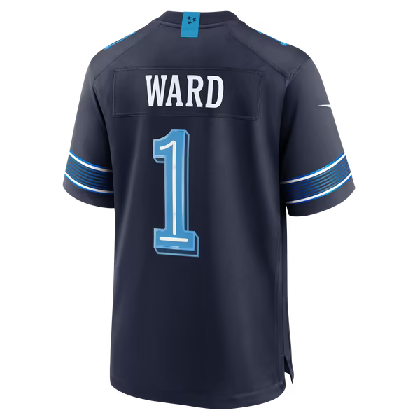 Cameron Ward Tennessee Titans Nike 2026 Rivalries Collection Game Jersey - Navy