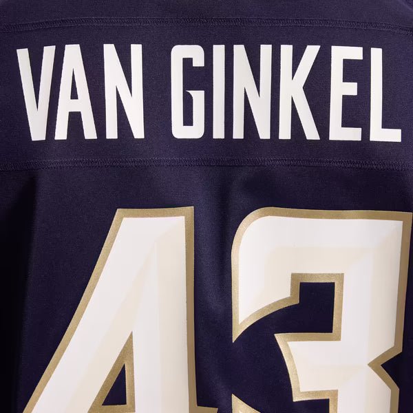 Andrew Van Ginkel Minnesota Vikings Nike 2026 Rivalries Collection Game Jersey - Purple