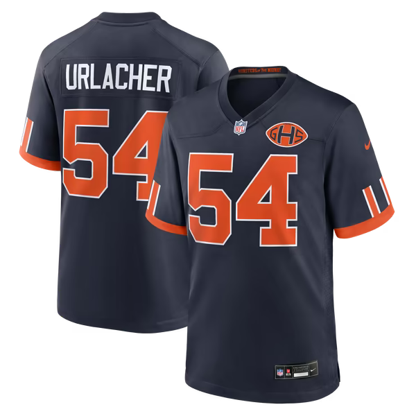 Brian Urlacher Chicago Bears Nike 2026 Rivalries Collection Game Jersey - Navy
