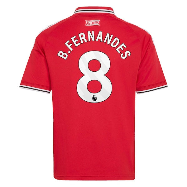 Adidas Bruno Fernandes Manchester United 2026/27 Home Stadium Replica Jersey Red