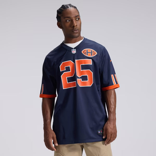 Kyle Monangai Chicago Bears Nike 2026 Rivalries Collection Game Jersey - Navy