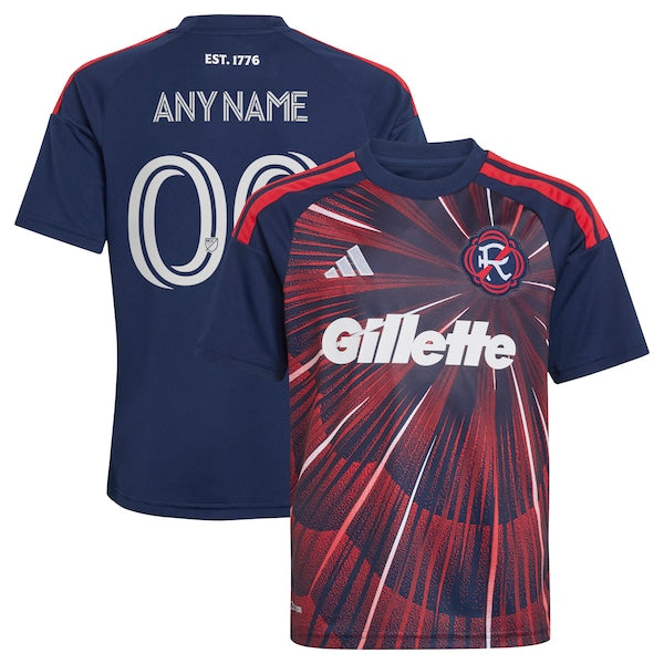 Customized New England Revolution 2026 Independence Day Replica Custom Jersey Blue