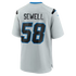 Penei Sewell Detroit Lions Nike 2026 Rivalries Collection Game Jersey - Silver