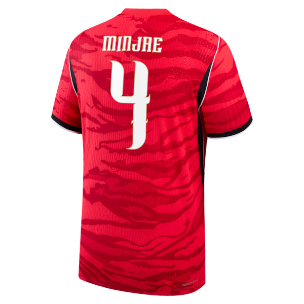 Nike Kim Min-Jae South Korea National Team 2026 Home Match Authentic Jersey Red
