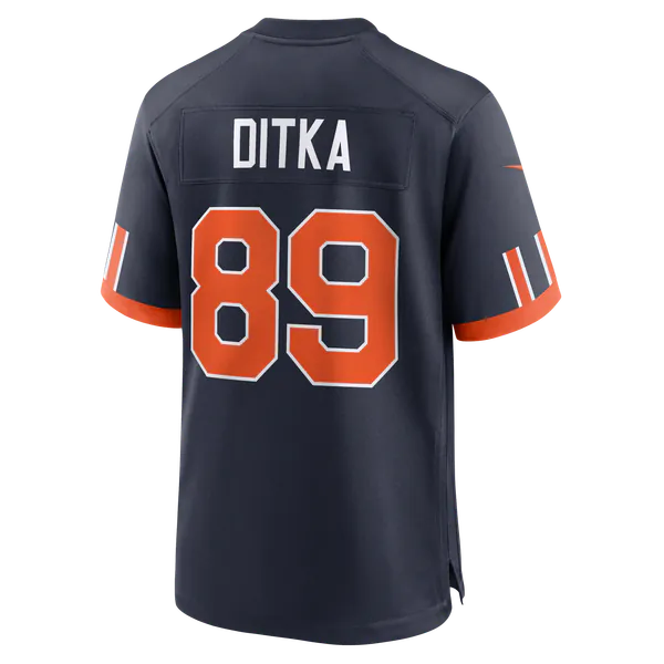 Mike Ditka Chicago Bears Nike 2026 Rivalries Collection Game Jersey - Navy