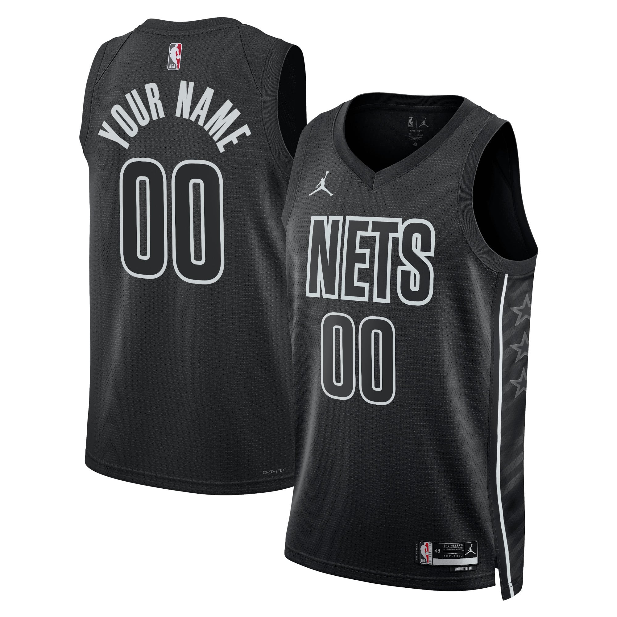 JERSEY INTL (JI) Brooklyn Nets Jordan Brand Unisex Swingman Jersey