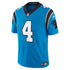 Tetairoa McMillan Carolina Panthers Nike Alternate Vapor F.U.S.E. Stitched Limited Jersey - Blue