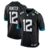 Custom Travis Hunter Jacksonville Jaguars Alternate Game Jersey Black