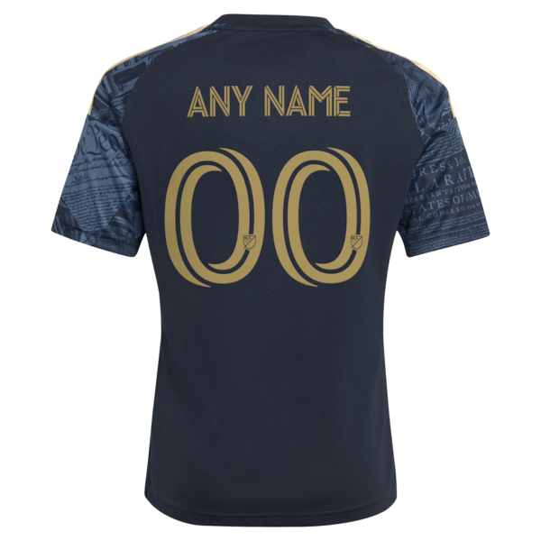Customized Philadelphia Union Youth 2026 1776 Kit Replica Custom Jersey Navy