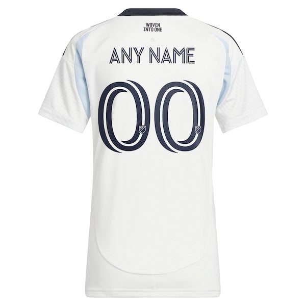 Customized San Diego FC Women's 2025 Woven Into One Replica Custom Jersey White