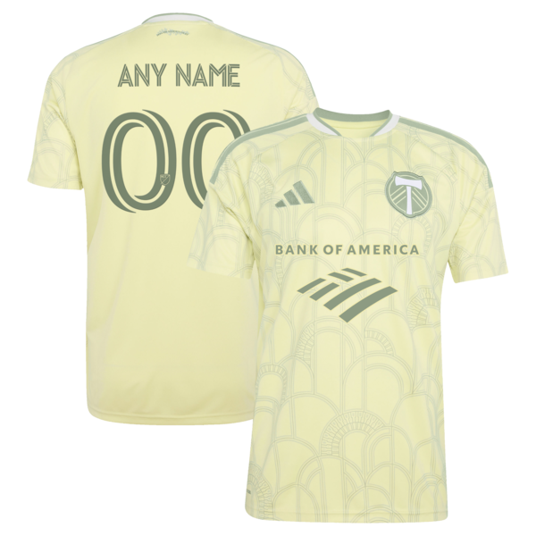 Customized David Da Costa Portland Timbers 2026 Civic Stadium Kit Replica Jersey Yellow